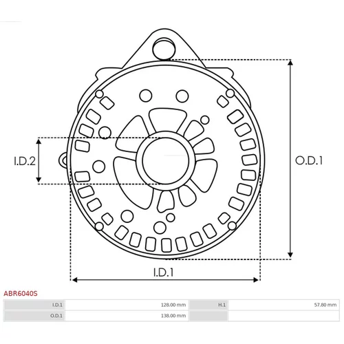 Ochranná krytka alternátora ABR6040S /AS-PL/ - obr. 2