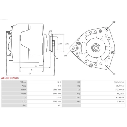 Alternátor A6163(DENSO) /AS-PL/ - obr. 5
