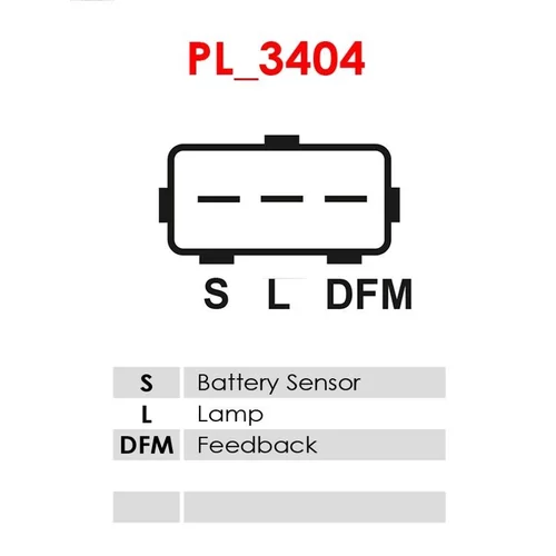 Regulátor alternátora ARE0010 /AS-PL/ - obr. 3