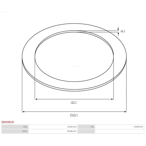 Opravná sada pre štartér SDK0019 /AS-PL/ - obr. 1