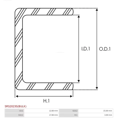 Opravná sada pre štartér SRS2023S(BULK) /AS-PL/ - obr. 1