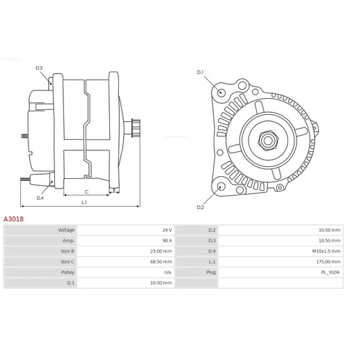Alternátor A3018 /AS-PL/ - obr. 4
