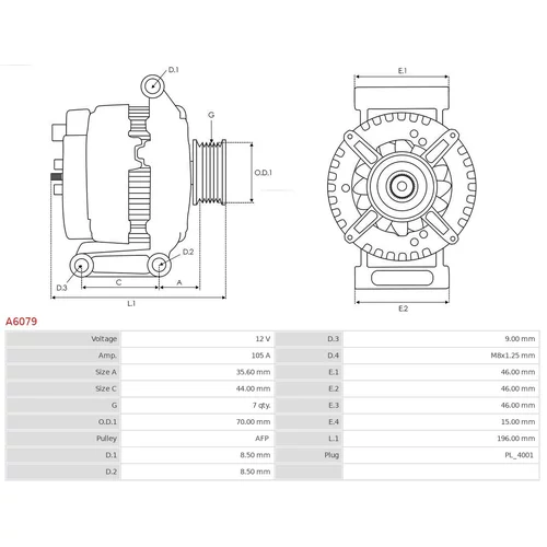 Alternátor A6079 /AS-PL/ - obr. 4