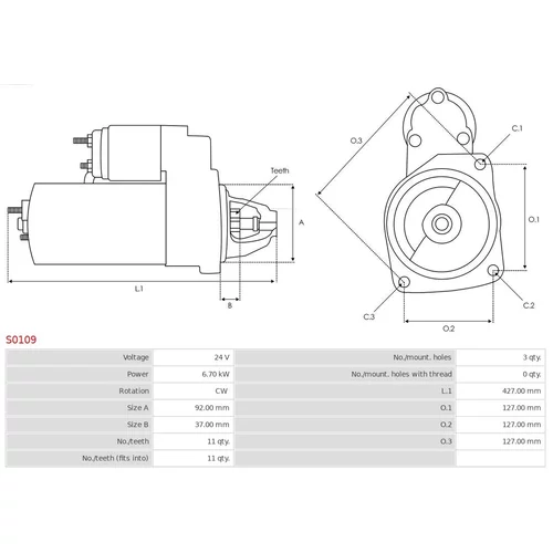 Štartér S0109 /AS-PL/ - obr. 4
