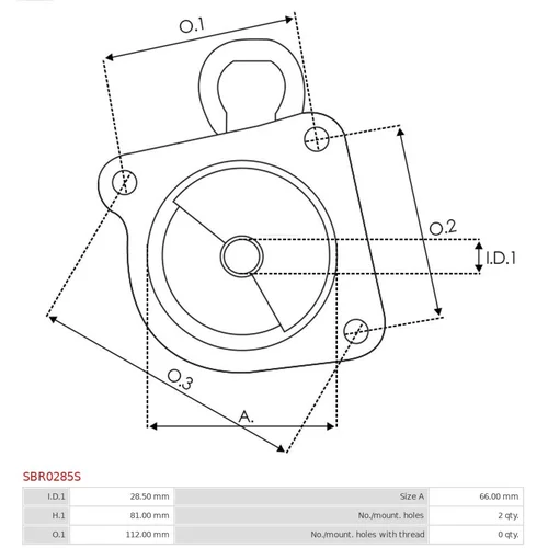 Veko sýtiča karburátora SBR0285S /AS-PL/ - obr. 2