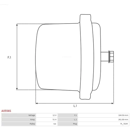 Alternátor A0556S /AS-PL/ - obr. 4
