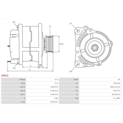 Alternátor A9010 /AS-PL/ - obr. 4