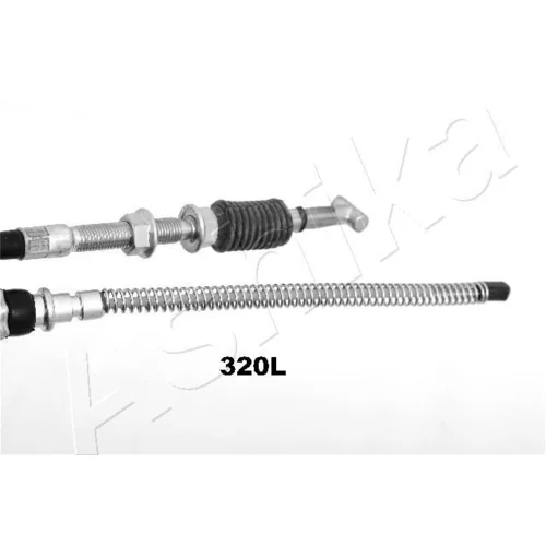 Ťažné lanko parkovacej brzdy 131-03-320L /ASHIKA/ - obr. 1