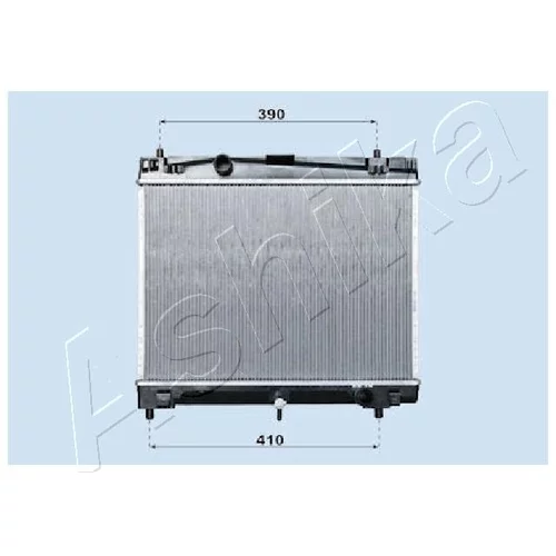 Chladič motora ASHIKA RDA153010