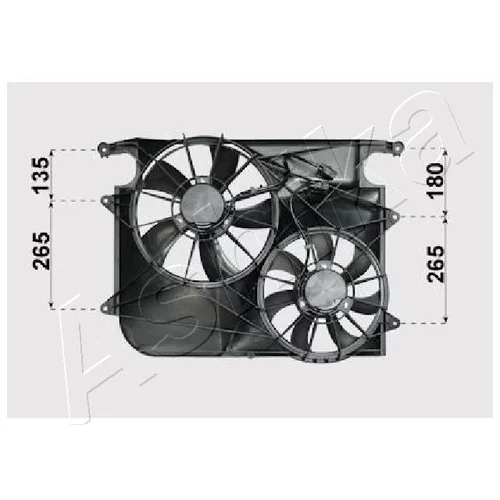 Ventilátor chladenia motora ASHIKA VNT312011