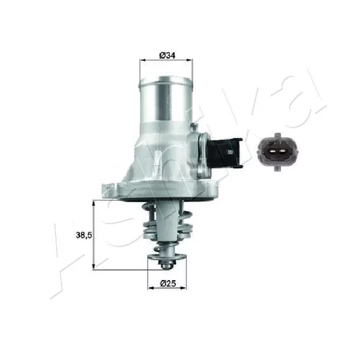 Termostat chladenia 38-0W-W11 /ASHIKA/ - obr. 1