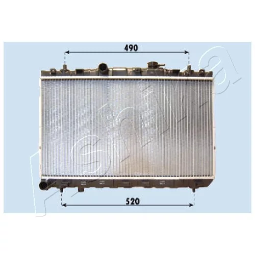 Chladič motora ASHIKA RDA283099
