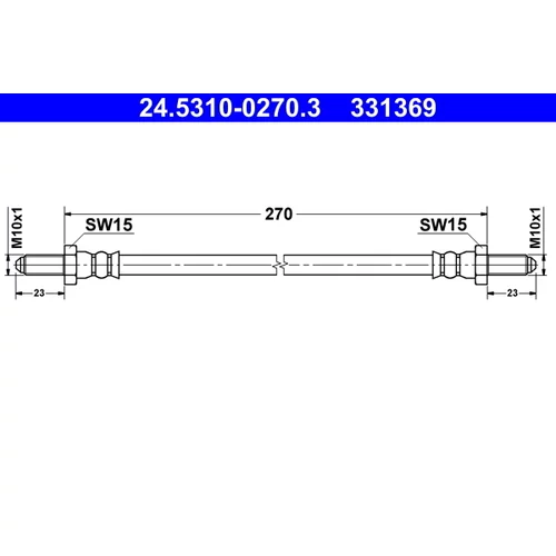 Brzdová hadica ATE 24.5310-0270.3