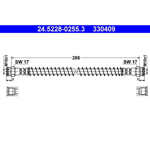 Brzdová hadica ATE 24.5228-0255.3