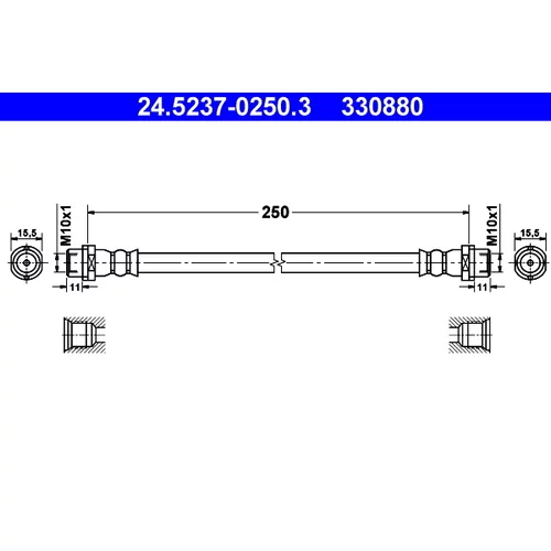 Brzdová hadica ATE 24.5237-0250.3
