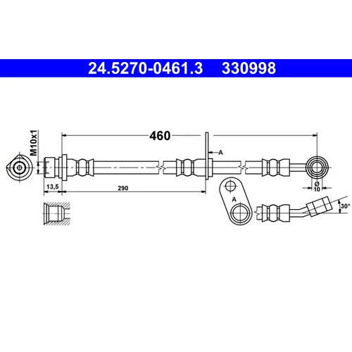Brzdová hadica ATE 24.5270-0461.3