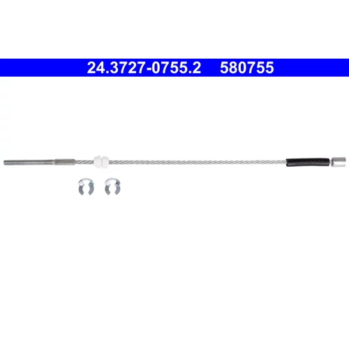 Ťažné lanko parkovacej brzdy 24.3727-0755.2 /ATE/ - obr. 1