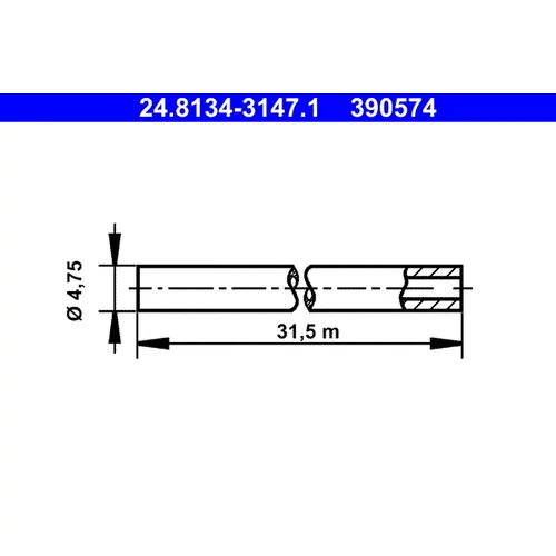 Brzdové vedenie ATE 24.8134-3147.1