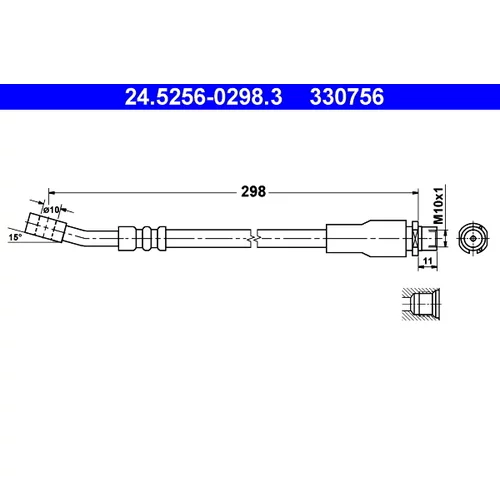 Brzdová hadica ATE 24.5256-0298.3