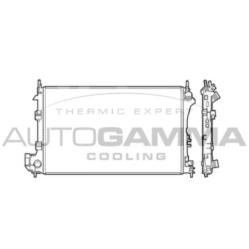 Chladič motora AUTOGAMMA 103237