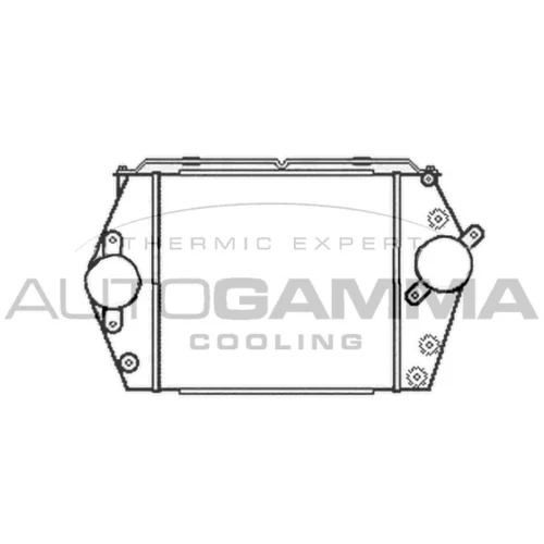 Chladič plniaceho vzduchu 104774 /AUTOGAMMA/