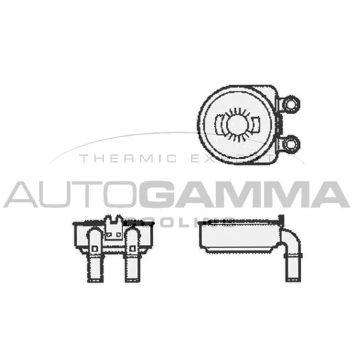 Chladič motorového oleja AUTOGAMMA 104784