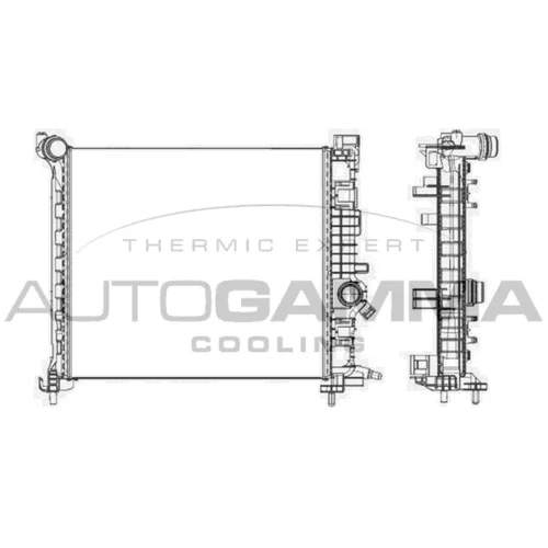 Chladič motora AUTOGAMMA 105621