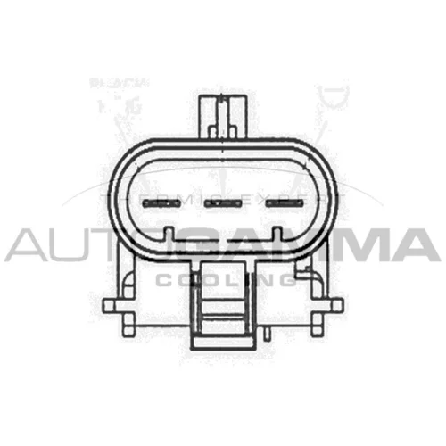 Ventilátor chladenia motora GA200842 /AUTOGAMMA/ - obr. 1