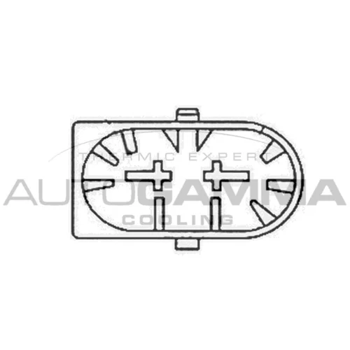 Ventilátor chladenia motora GA201666 /AUTOGAMMA/