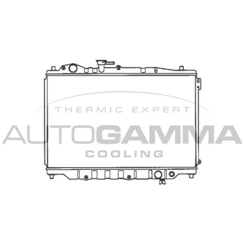 Chladič motora AUTOGAMMA 100499