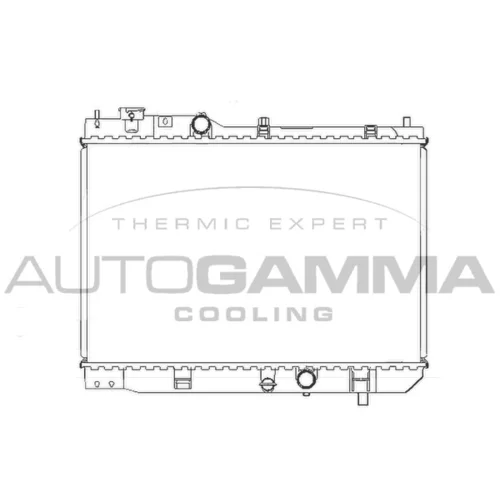 Chladič motora AUTOGAMMA 105109