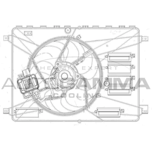 Ventilátor chladenia motora AUTOGAMMA GA200910