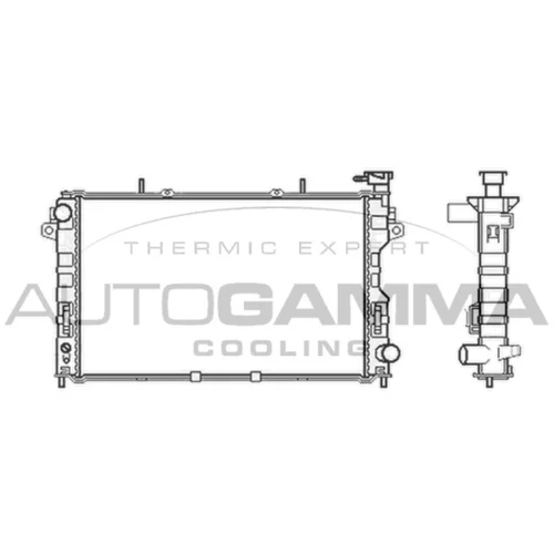 Chladič motora AUTOGAMMA 103400