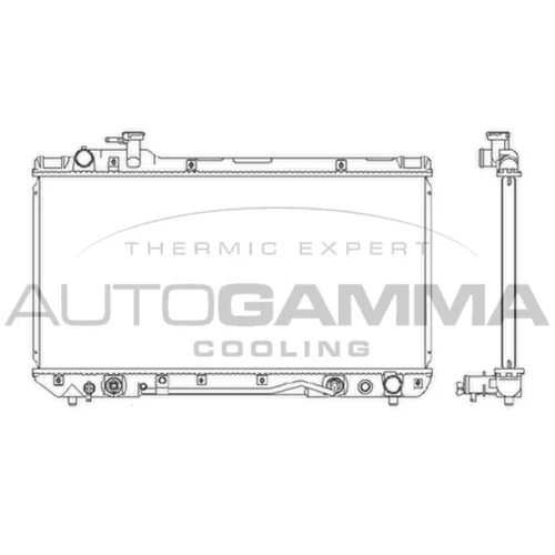 Chladič motora AUTOGAMMA 104000