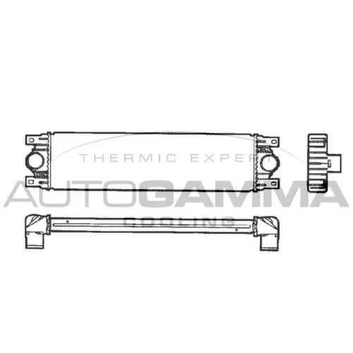 Chladič plniaceho vzduchu AUTOGAMMA 101499