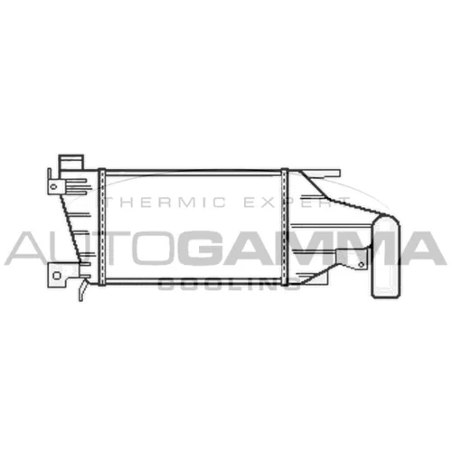 Chladič plniaceho vzduchu AUTOGAMMA 105605