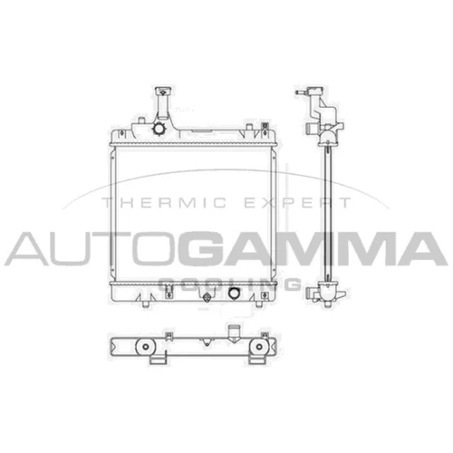 Chladič motora AUTOGAMMA 105934