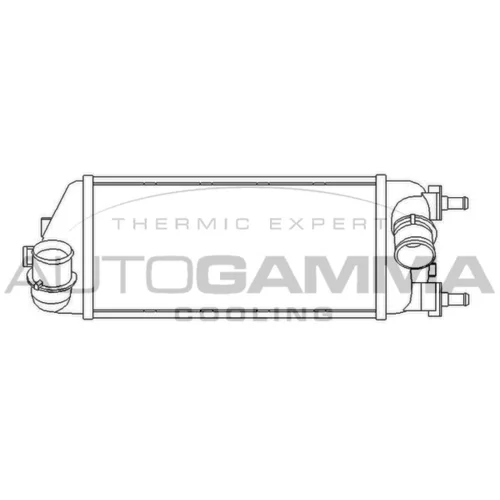 Chladič plniaceho vzduchu AUTOGAMMA 105947