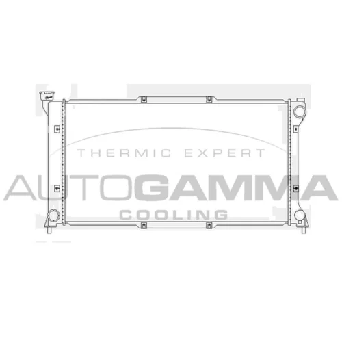 Chladič motora AUTOGAMMA 101447