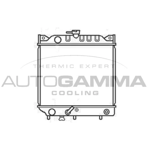 Chladič motora AUTOGAMMA 102329