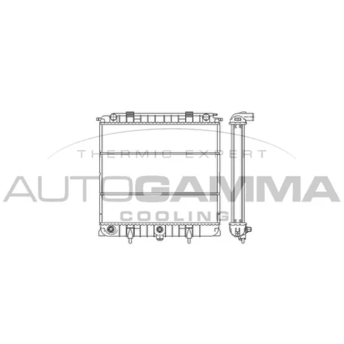 Chladič motora AUTOGAMMA 103269