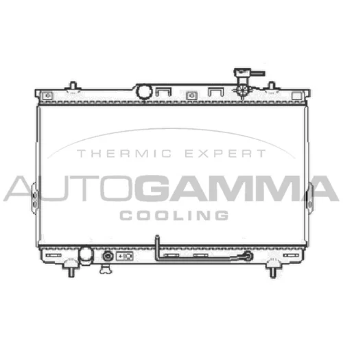 Chladič motora AUTOGAMMA 104070