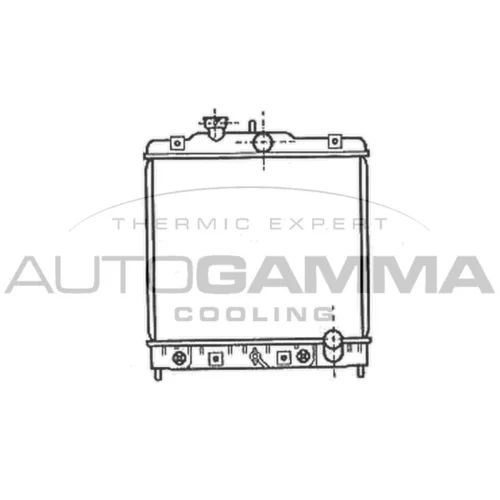 Chladič motora AUTOGAMMA 102107