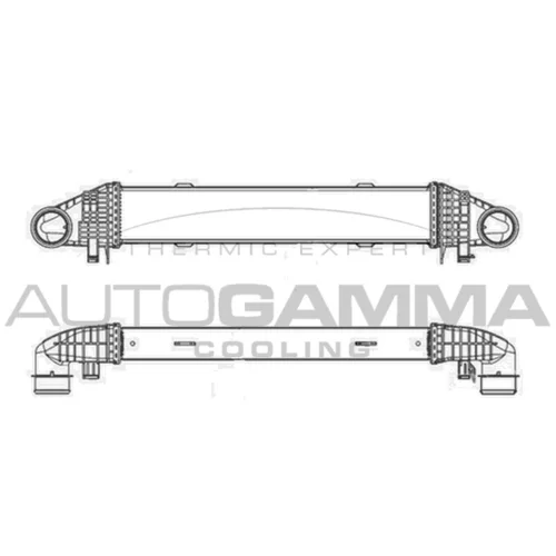 Chladič plniaceho vzduchu AUTOGAMMA 105635