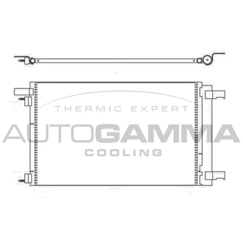 Kondenzátor klimatizácie AUTOGAMMA 107026