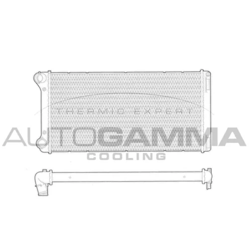 Chladič motora AUTOGAMMA 103358