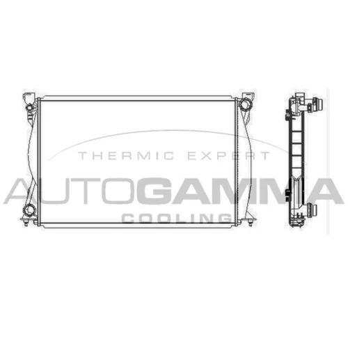 Chladič motora AUTOGAMMA 104029