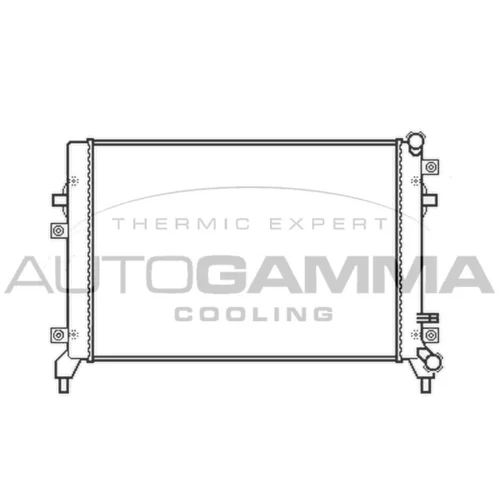 Chladič motora 105452 /AUTOGAMMA/