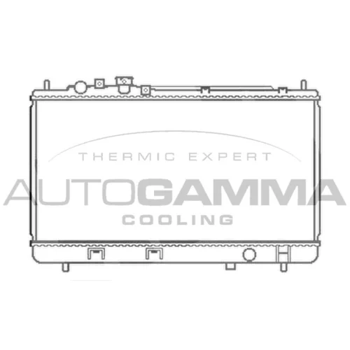 Chladič motora AUTOGAMMA 103056