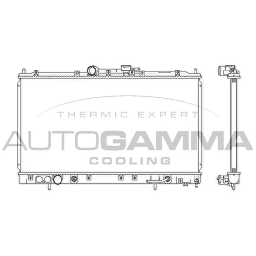 Chladič motora AUTOGAMMA 103970